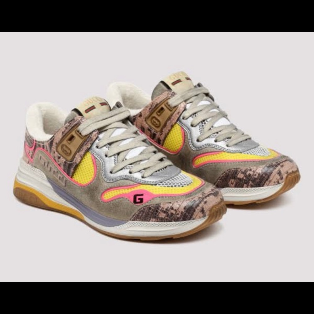 Authentic Gucci ultra pace multicolored sneaker